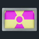 Radiation Warning Symbol Belt Buckle<br><div class="desc">Radiation Warning Symbol</div>