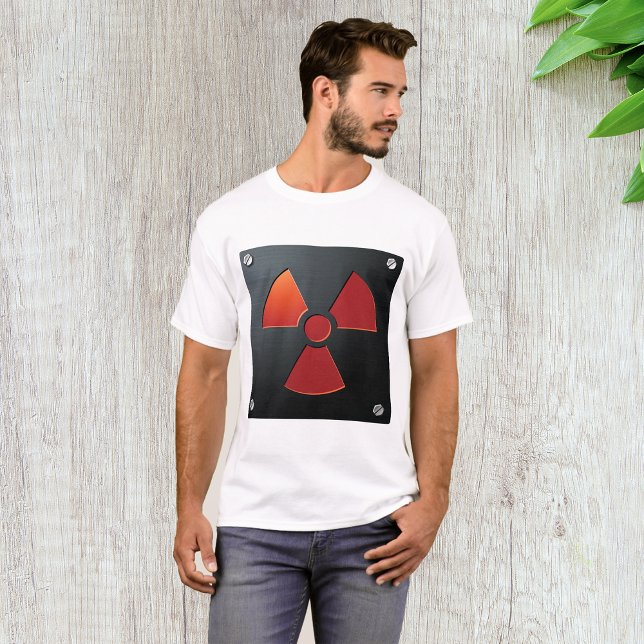 Radiation Warning Symbol Industrial Metal Sign T-Shirt (Creator Uploaded)