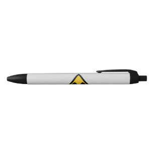 Radiation Warning Symbol (Radioactive Danger) Black Ink Pen