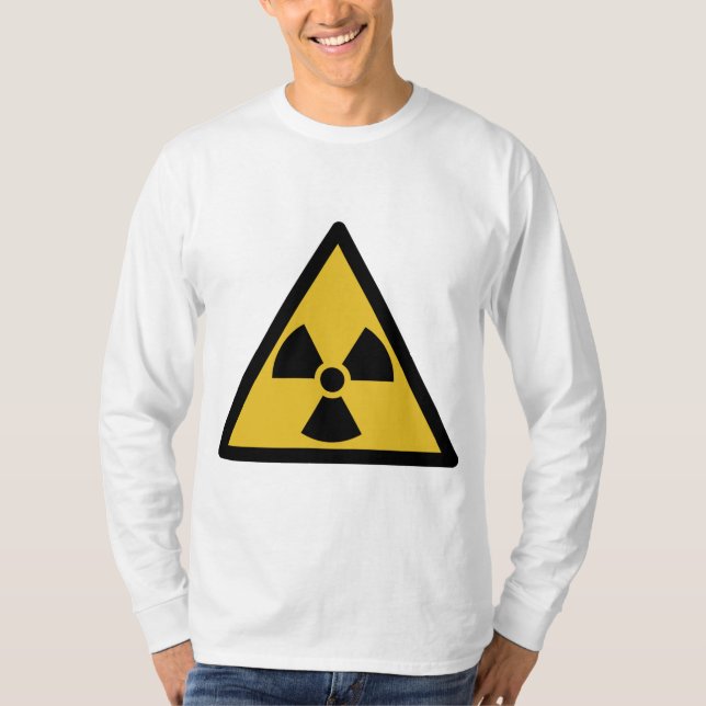 Radiation Warning Symbol (Radioactive Danger) T-Shirt (Front)