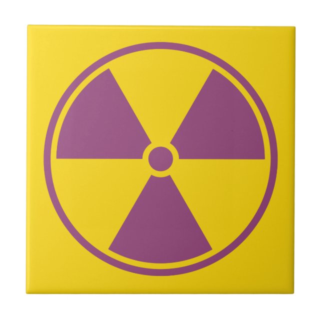 Radiation Warning Tile (Front)