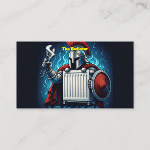 Radiator Specialist Plumber Business Card