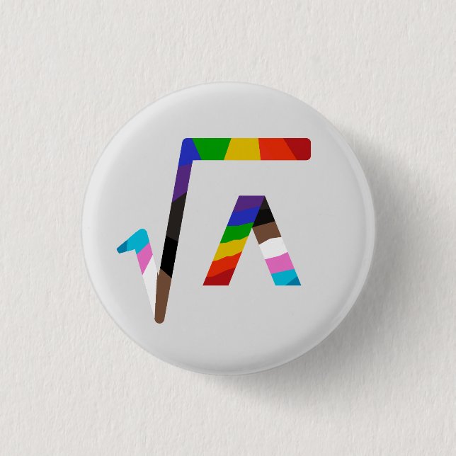 Radical Ally Button (Grey) (Front)