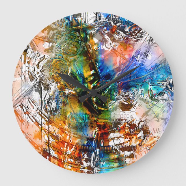 Radical Art 4 Wall Clock (Front)