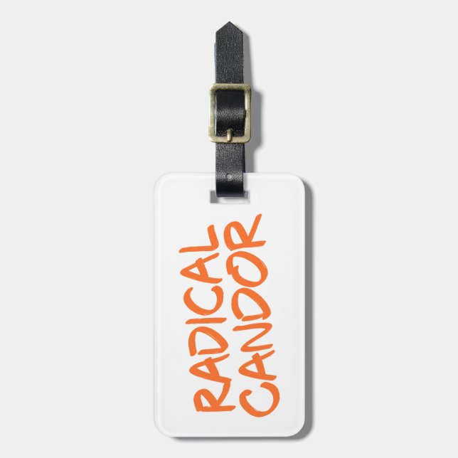 Radical Candour Luggage Tag (Front Vertical)