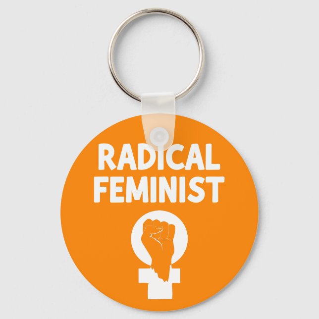 Radical Feminist Key Ring (Front)