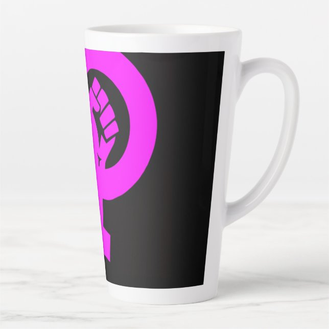 Radical Feminist Latte Mug (Right)