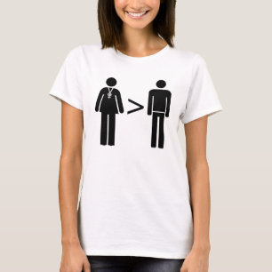 Radical Feminist, Women Are Greater Than Men T-Shirt