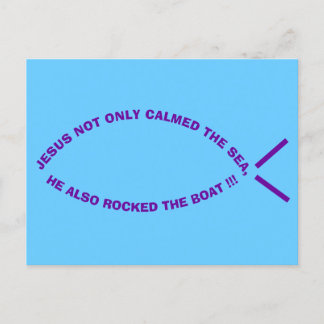Radical Jesus, Rock the Boat Postcard