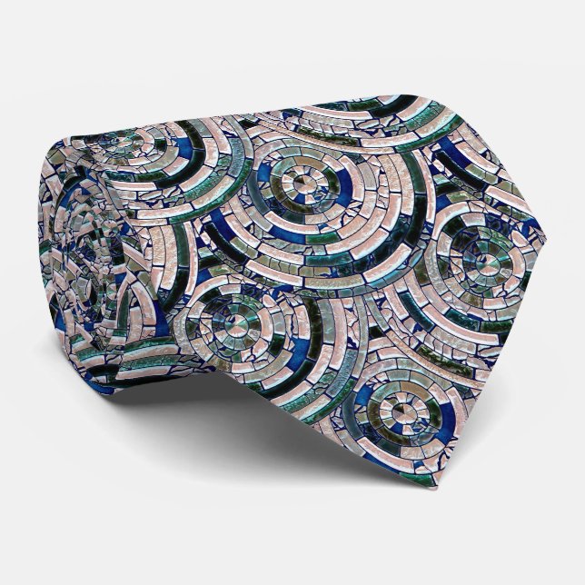 Radical Mosaic Tiles 1D Tie (Rolled)