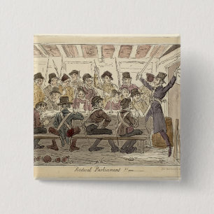 Radical Parliament !!' 15 Cm Square Badge