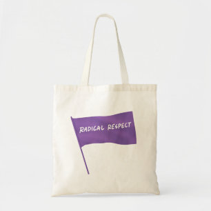 Radical Respect Purple Flag Tote Bag