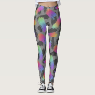 radical retro rainbow : leggings