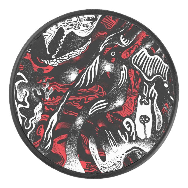Radical ShoK Hockey Puck (Front)