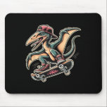 Radical Skateboarding Pterodactyl Dinosaur Cartoon Mouse Pad<br><div class="desc">Radical Skateboarding Pterodactyl Dinosaur Cartoon Design</div>