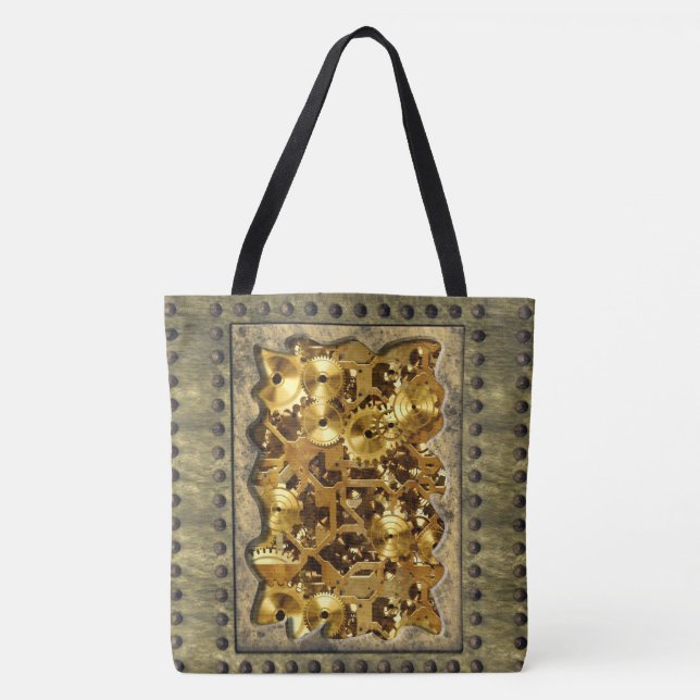 Radical Steampunk 10 All-Over-Print Tote Bag (Front)