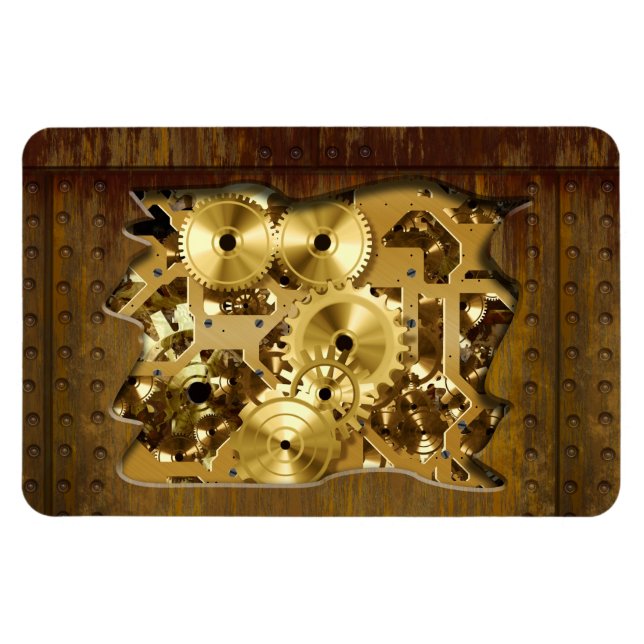 Radical Steampunk 3 Premium Magnet (Horizontal)