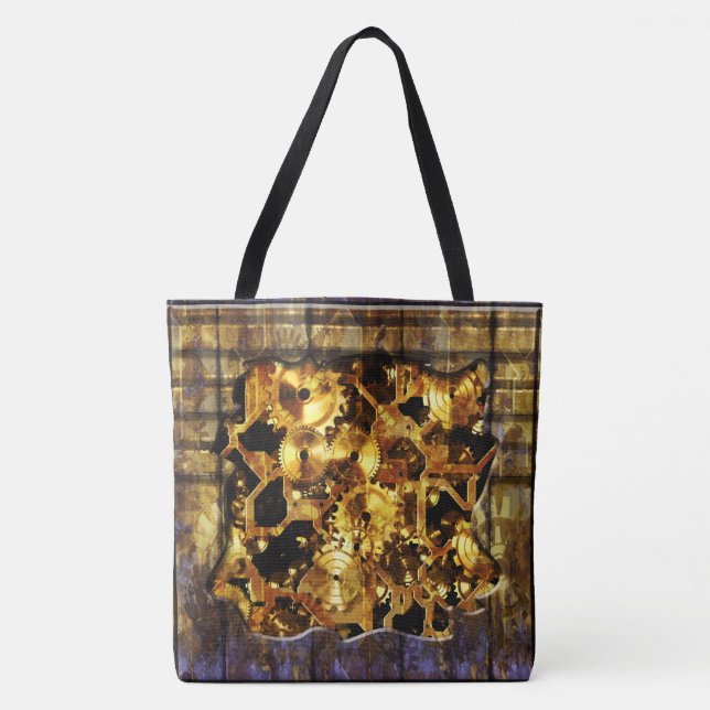 Radical Steampunk 4 All-Over-Print Tote Bag (Front)