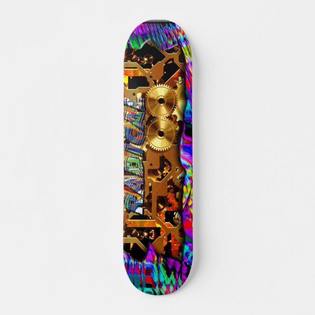 Radical Steampunk 6 Skateboard (Front)