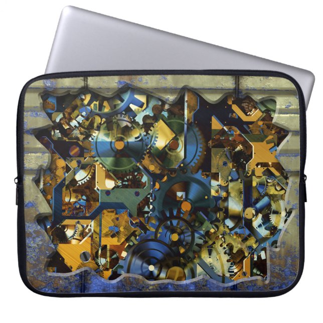 Radical Steampunk 8 Laptop Sleeve (Front)