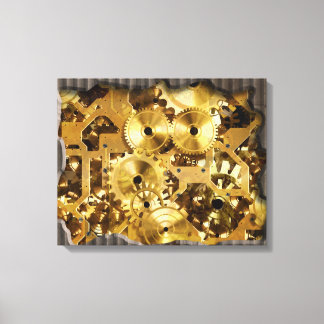 Radical Steampunk 9 Wrapped Canvas