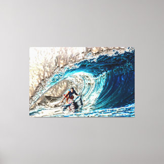 Radical Surfer 1A & 1B Image Options Canvas Print