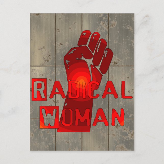 Radical Woman Postcard (Front)
