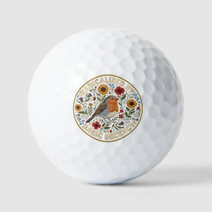 Radicalized by Basic Decency Bird Design – Vintage Golf Balls
