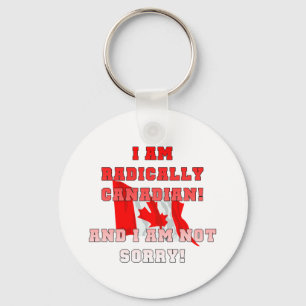 Radically Canadain Key Ring