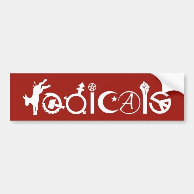 Radicals Bumper Sticker (Front)