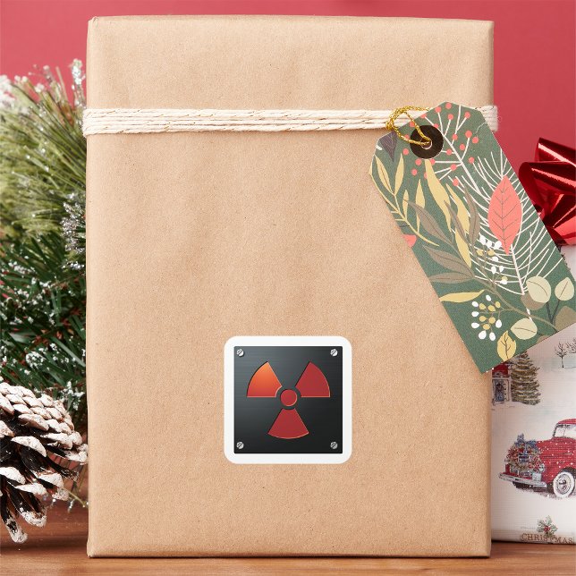 Radio Activity Sign Square Sticker (Creator Uploaded)