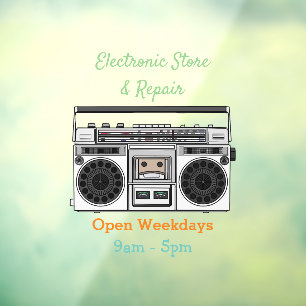 Radio cartoon illustration