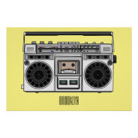Radio cartoon illustration