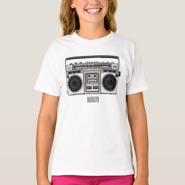 Radio cartoon illustration  T-Shirt (Front)