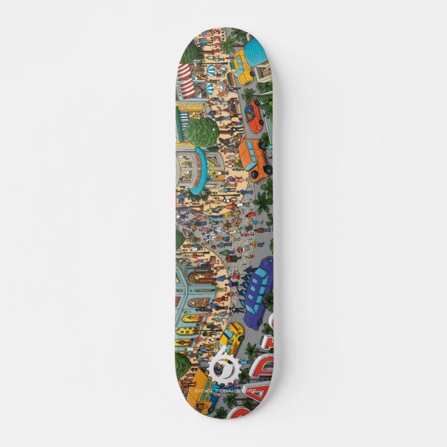 RADIO DRIVE SICKS: PEDAL STORE ver. Skateboard (Front)