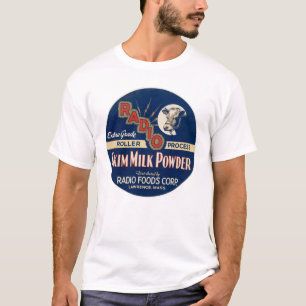 Radio Extra Grade Roller Process Skim Milk Powder. T-Shirt