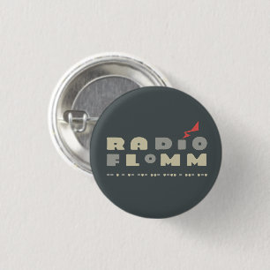 RADíO FLoMM 3 Cm Round Badge