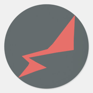 RADíO FLoMM BIG BOLT Classic Round Sticker