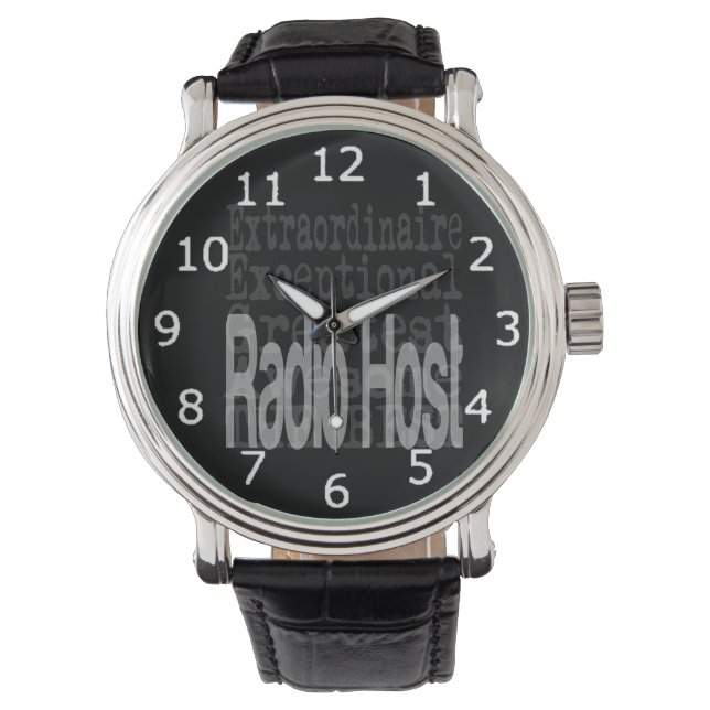 Radio Host Extraordinaire Watch (Front)