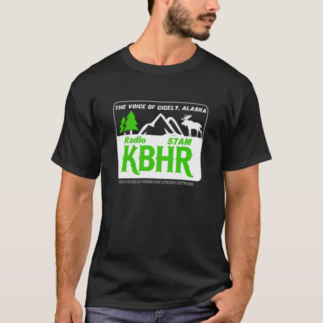 Radio K-BHR   Inspired by Northern Exposure Fitted T-Shirt (Front)