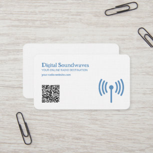 Radio QR Code Business Card