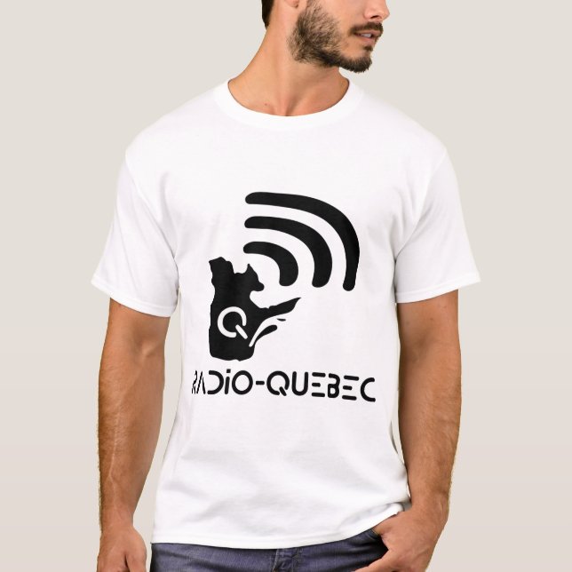 Radio-Quebec - Black Edition T-Shirt (Front)