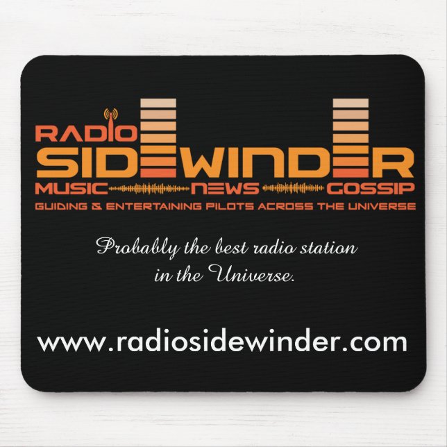Radio Sidewinder Mouse Pad (Front)
