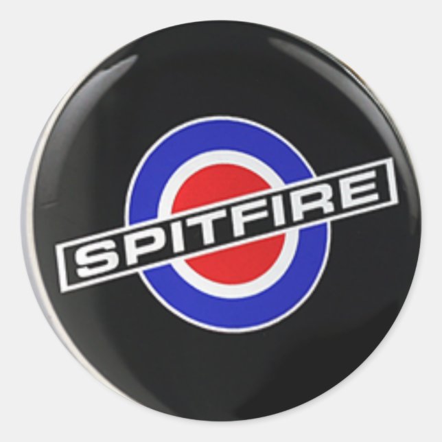 Radio Spitfire Merchandize Classic Round Sticker (Front)