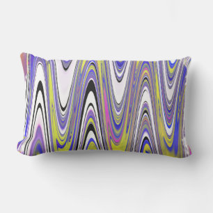 Radio Waves Lumbar Cushion