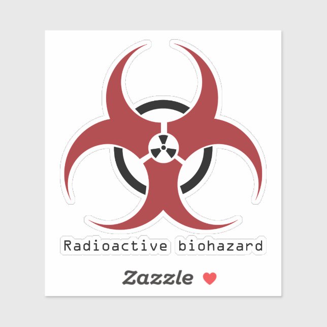 radioactive biohazard (Sheet)