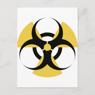 Radioactive Biohazard Postcard
