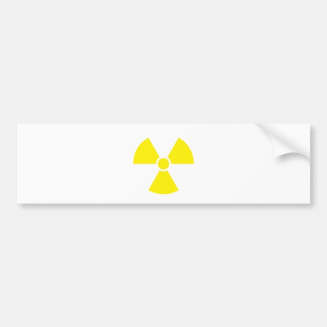 Radioactive Bumper Sticker (Front)