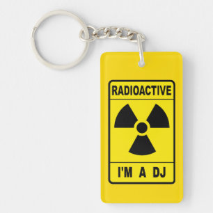 Radioactive DJ Key Ring