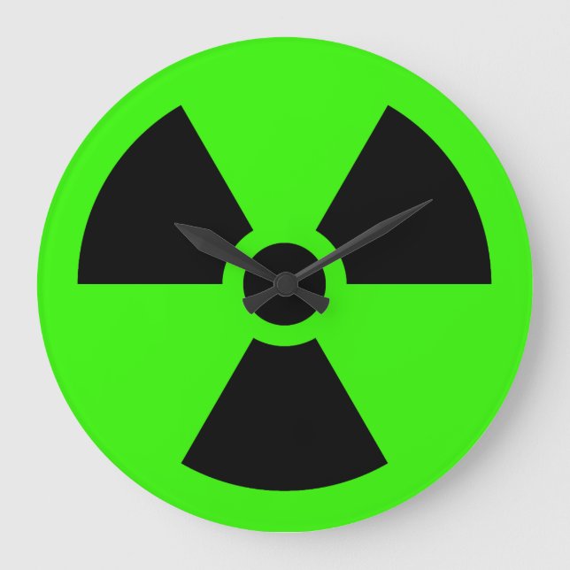 Radioactive Large Clock (Front)